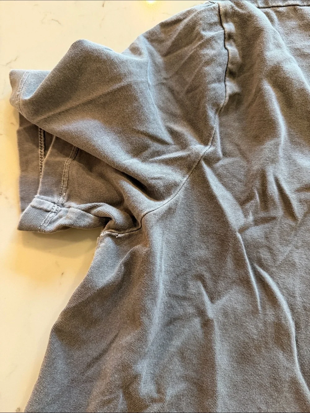 J. Crew Men's Short Sleeve Crew Neck Tee in Slate Blue